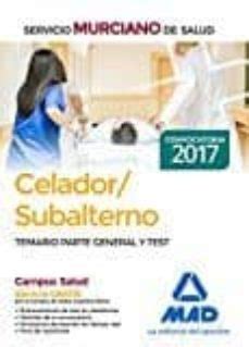 temario celador murcia|Celador/Subalterno del Servicio Murciano de Salud. Temario。